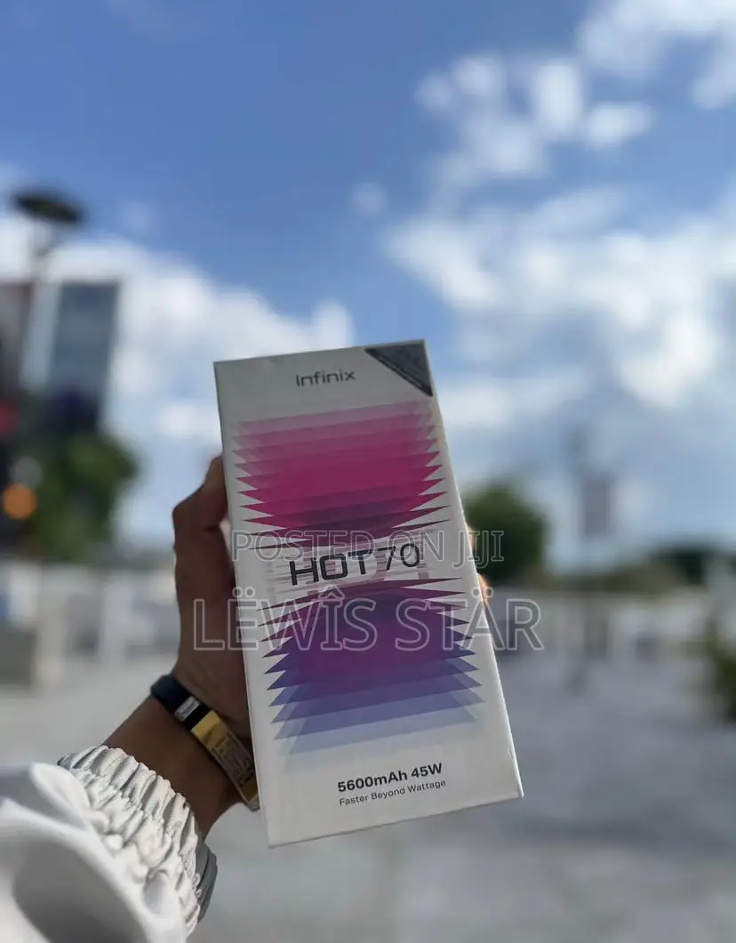 New Infinix Hot 70 128 GB Black