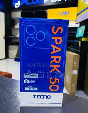 New Tecno Spark 50 128 GB Blue