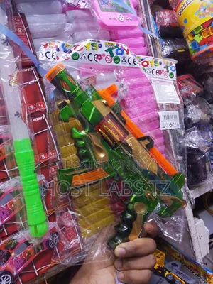 Bunduki Toy Kubwa Inayo Waka Taa