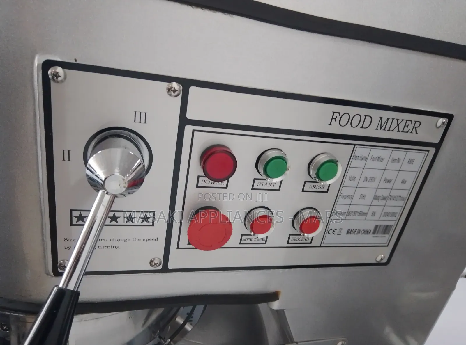 Industrial Food Mixer B80f Commercial Kitchen Equipments