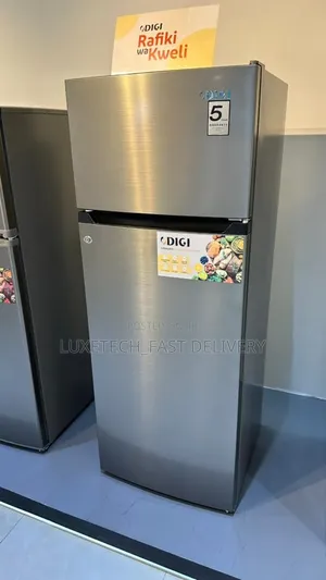 Digi 205 Liters Double-Door Fridge Fast Cooling and Freezing