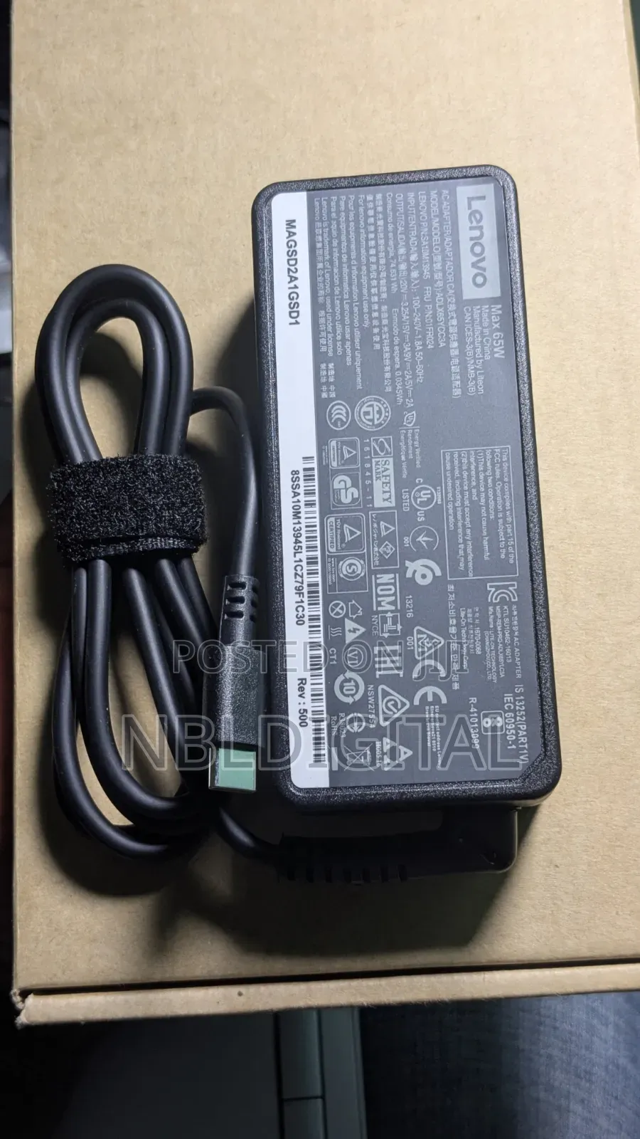 Lenovo 65w Laptop Charger Suitable for Any Type C Laptop, Smartphone