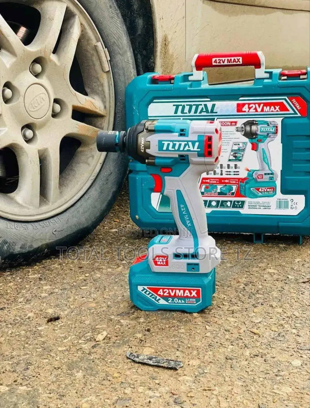 Total Cordless Impact Wrench 42v 600n.M