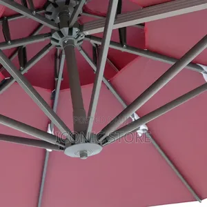 Solar Led Cantilever Patio Umbrella