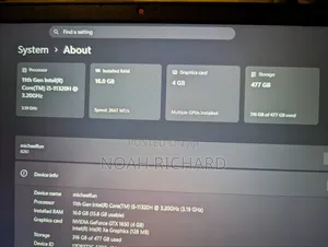 Laptop Lenovo Ideapad Gaming 3 16GB Intel Core i5 SSD 512GB