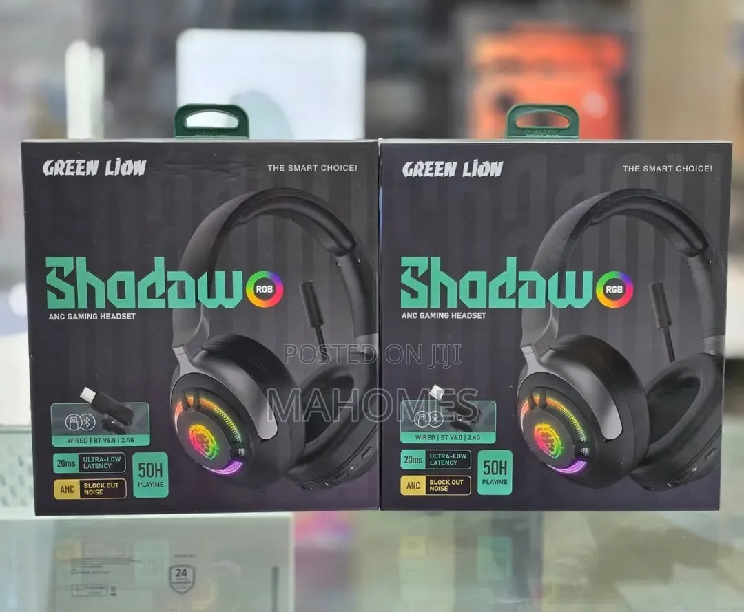 Green Lion Noise Cancelling Wireless Bluetooth Gaming Headphones