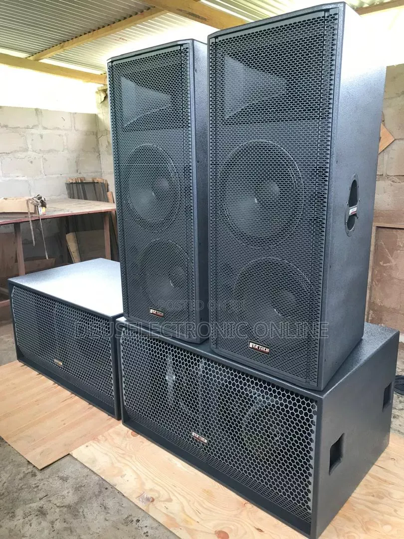 Feztech Professional Music Speakers, Full Set Range, Stage Monitor Nk.