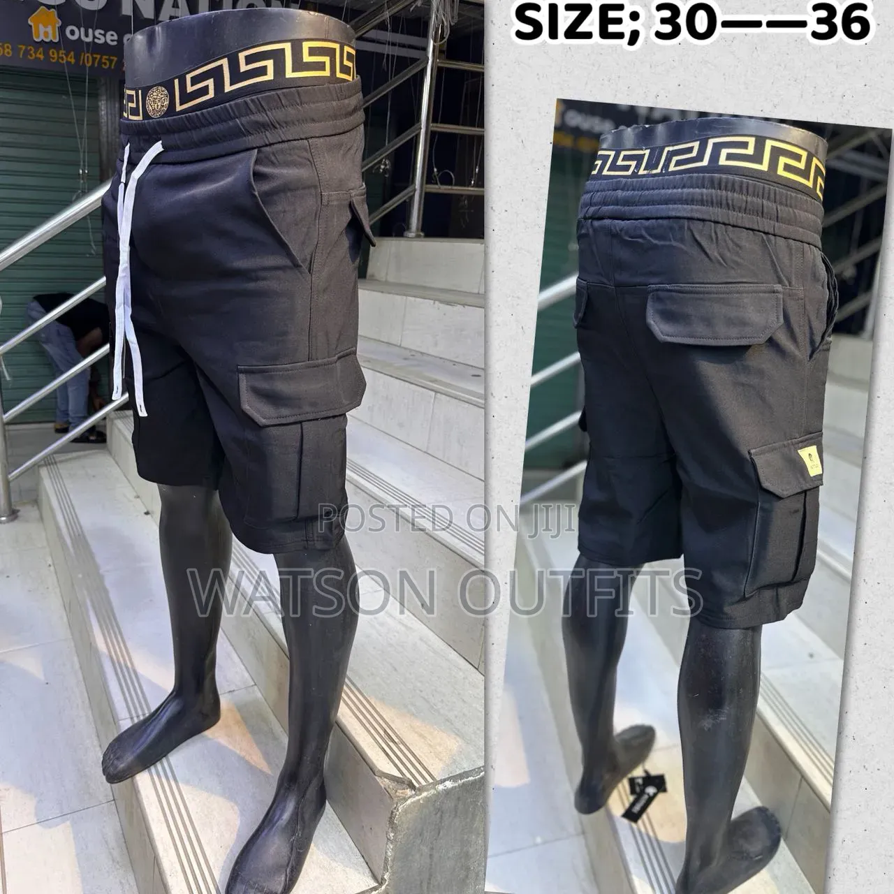 Men's Shorts or Short Cargo Pants or Trousers Materials Smart