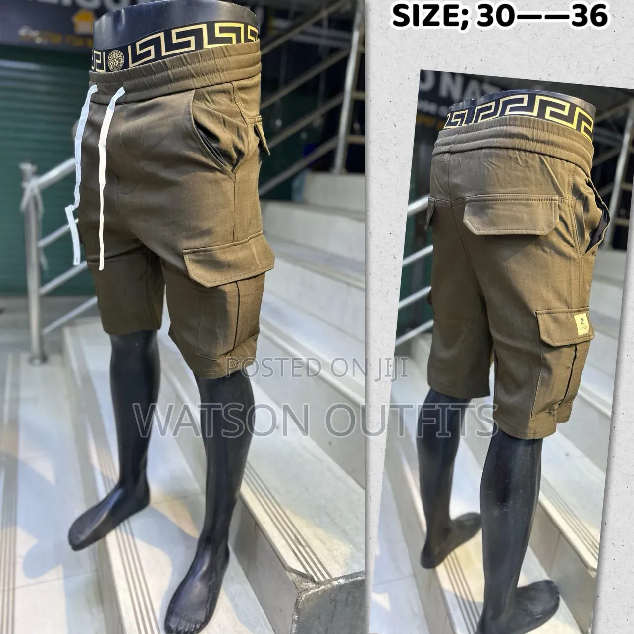 Men's Shorts or Short Cargo Pants or Trousers Materials Smart