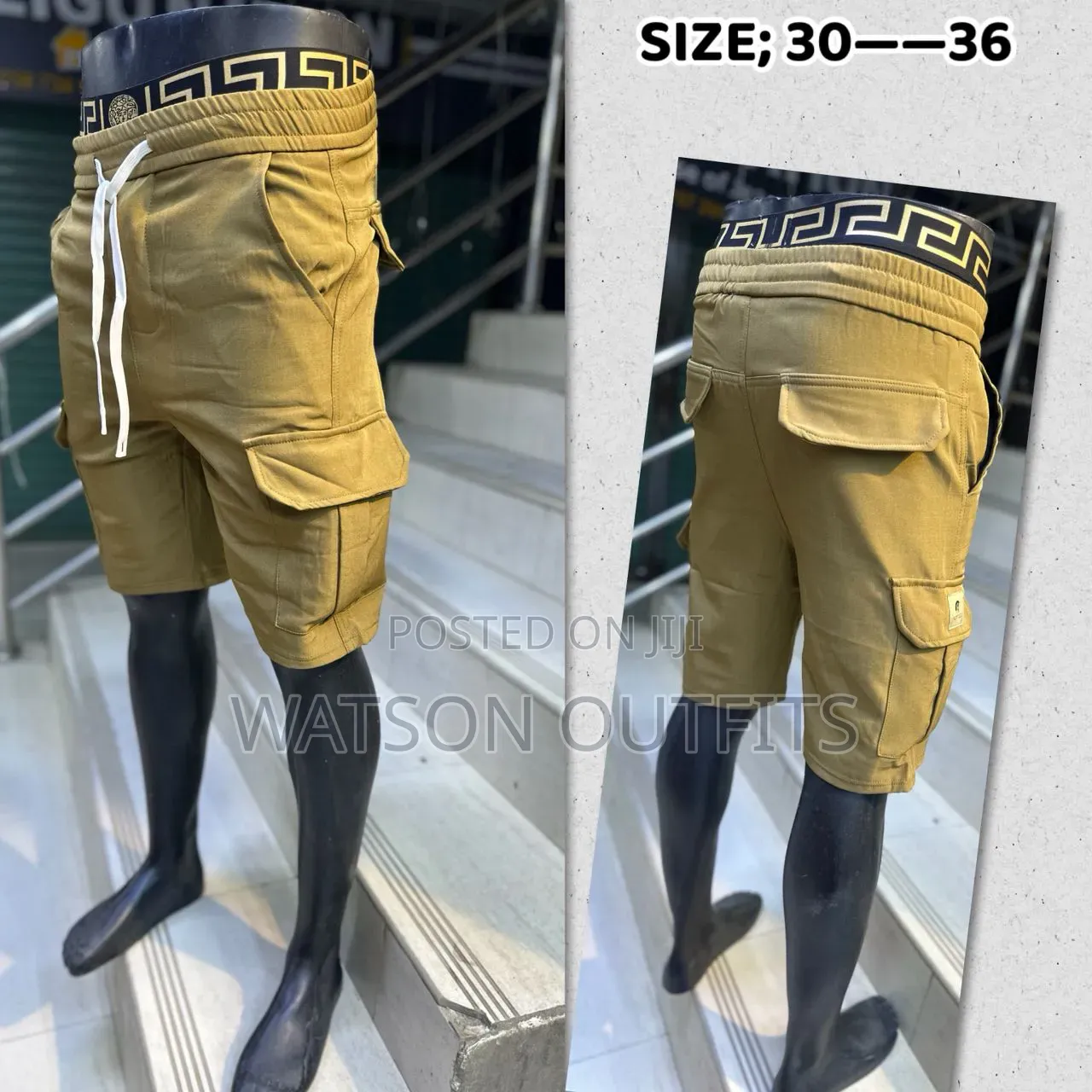 Men's Shorts or Short Cargo Pants or Trousers Materials Smart