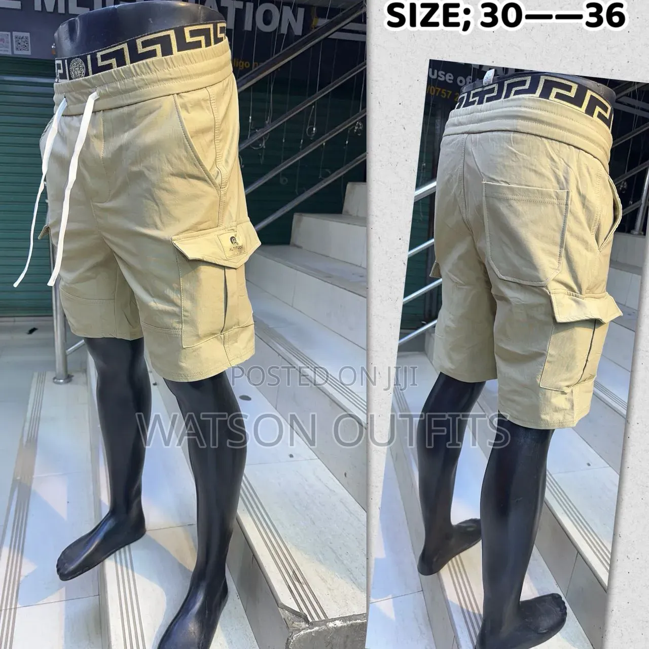 Men's Shorts or Short Cargo Pants or Trousers Materials Smart