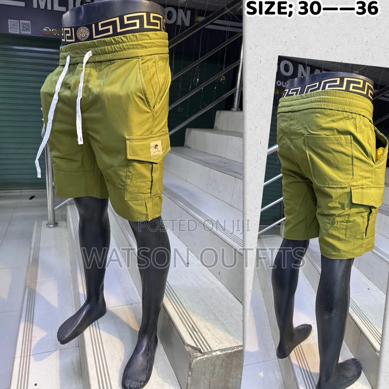 Men's Shorts or Short Cargo Pants or Trousers Materials Smart
