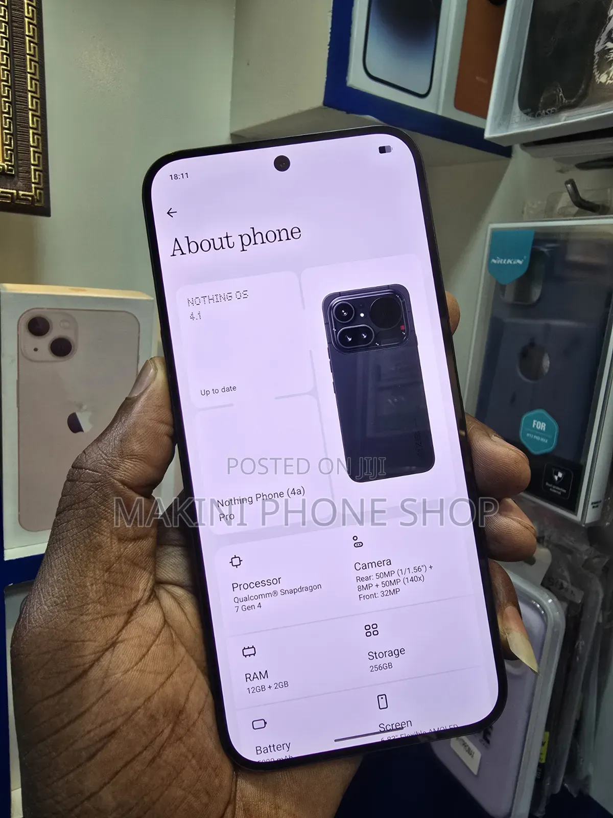 Nothing Phone 4a Pro 256 GB Black