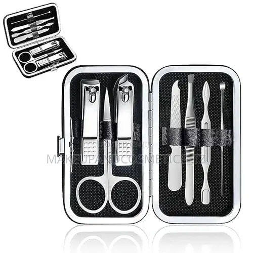 Manicure Set 7 in 1 Stainless Steel (Tweezer, Nail Clipper, Scissors)