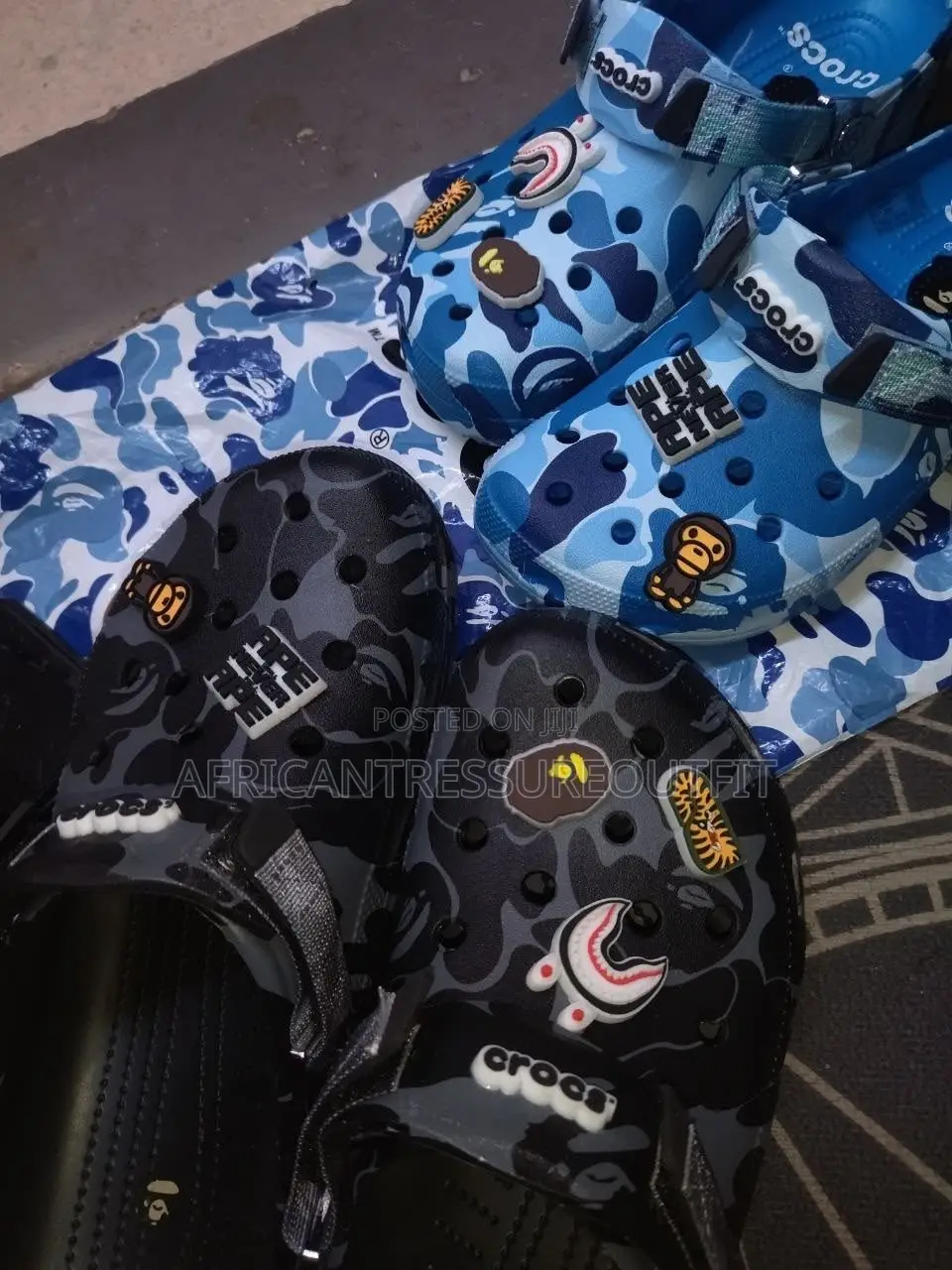 Crocs With Bathin Ape Clogs Collection Available