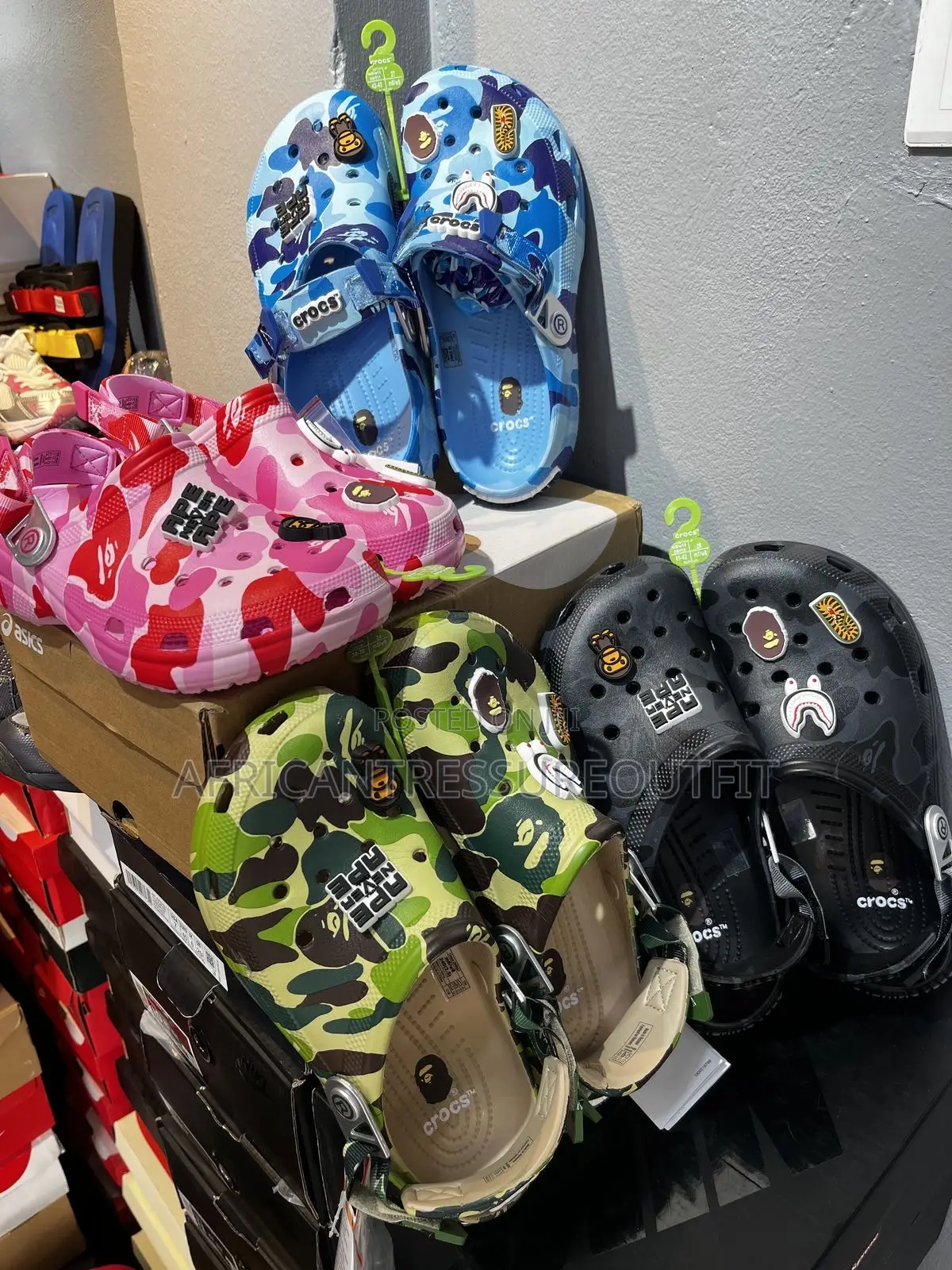 Crocs With Bathin Ape Clogs Collection Available