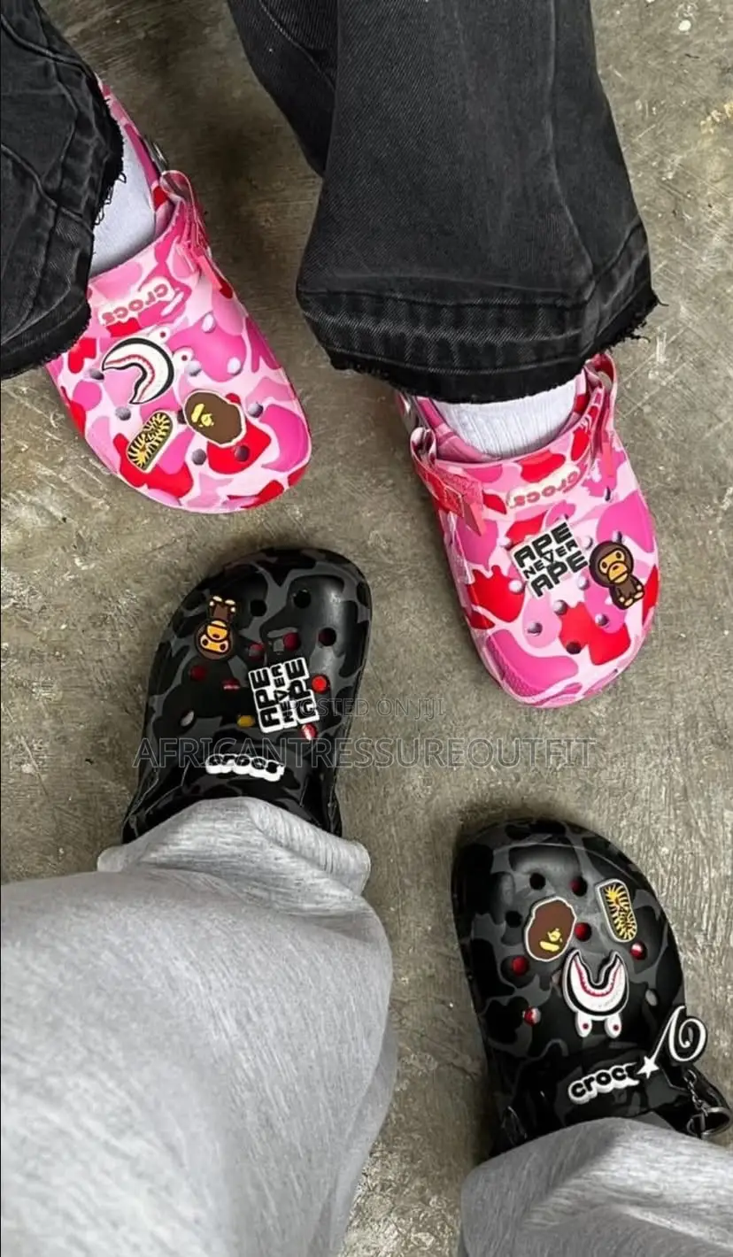 Crocs With Bathin Ape Clogs Collection Available