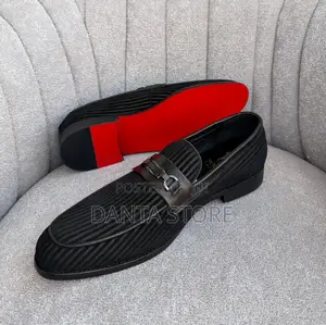 Polo Corduroy Moccasins Black