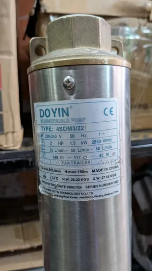Doyin Submersible Pump 2hp