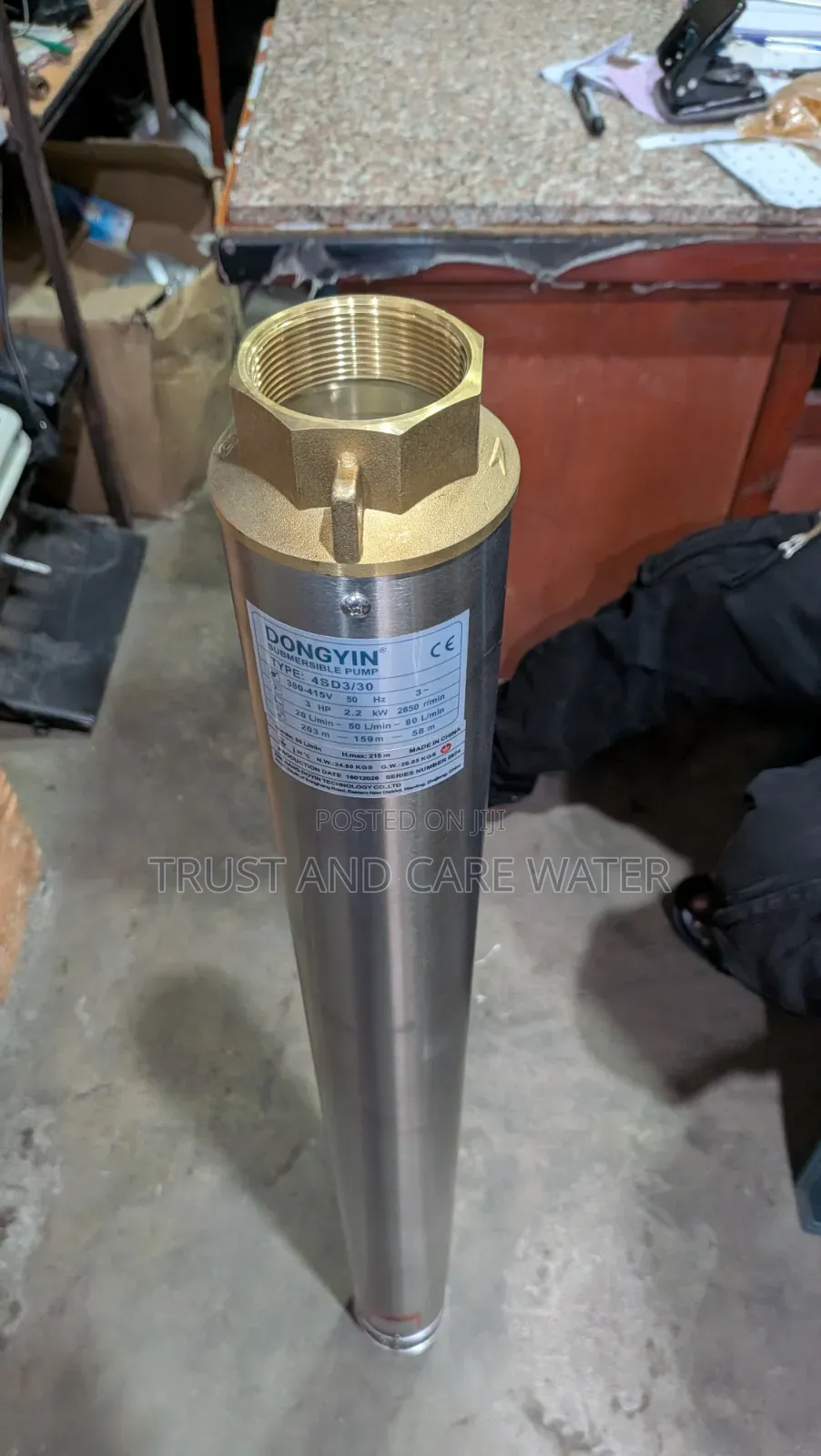 Dongyin Submersible Pump 3hp 3phase (2inch)
