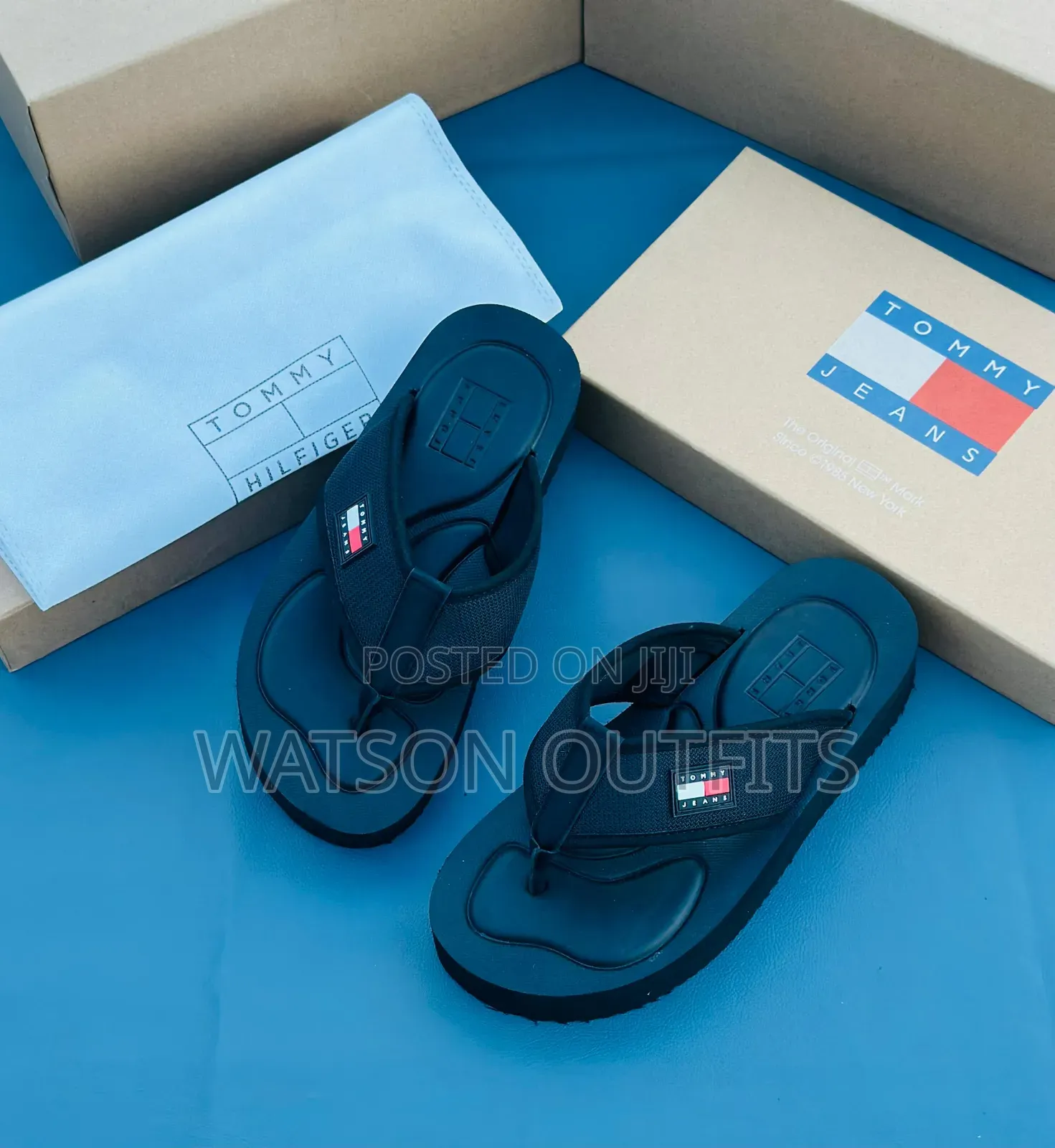 Tommy and Adidas Brands Men's Quality Leather Sandals Very Classic
