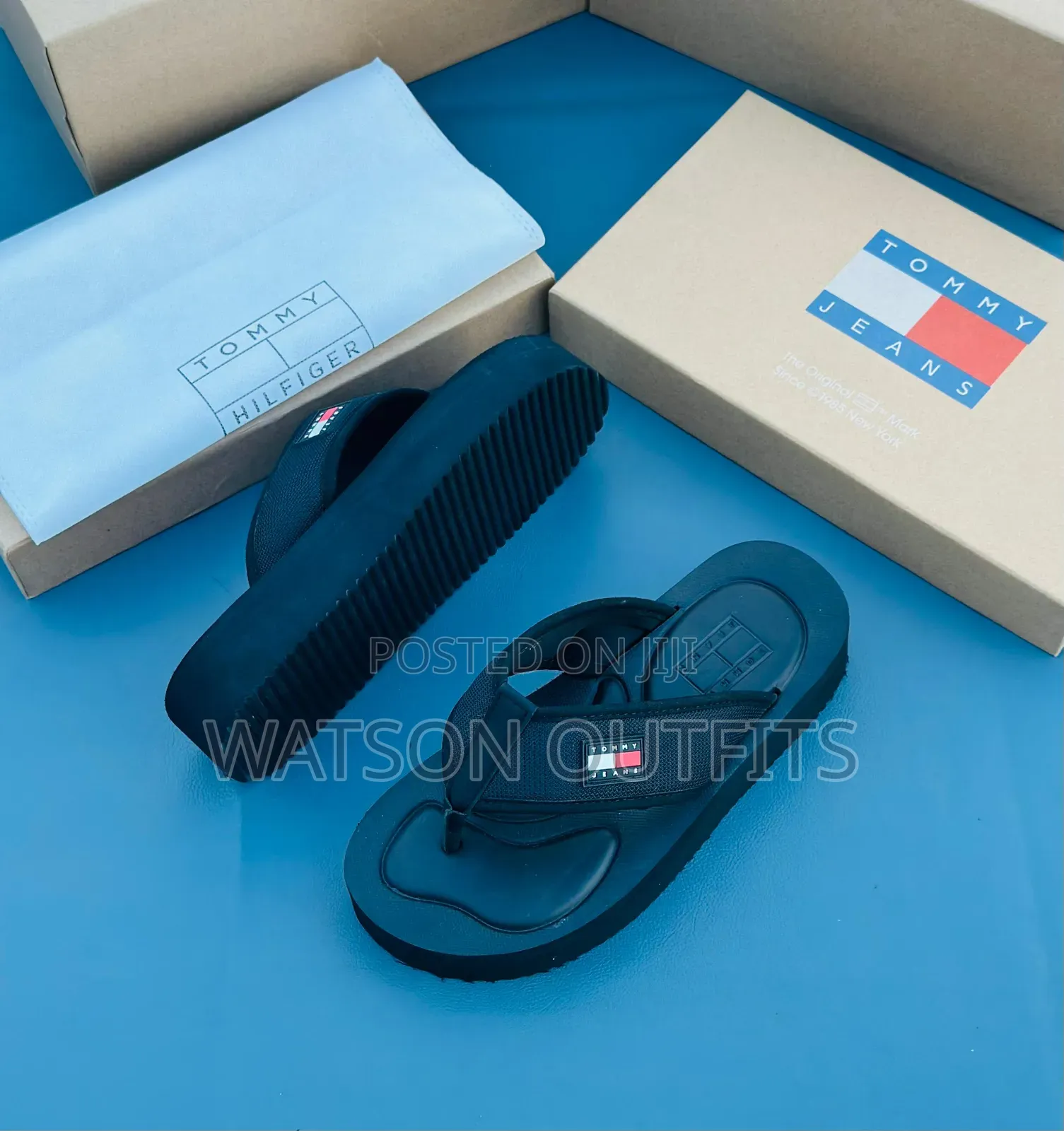 Tommy and Adidas Brands Men's Quality Leather Sandals Very Classic