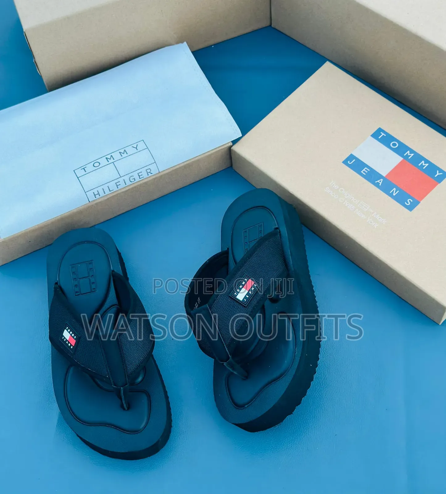 Tommy and Adidas Brands Men's Quality Leather Sandals Very Classic