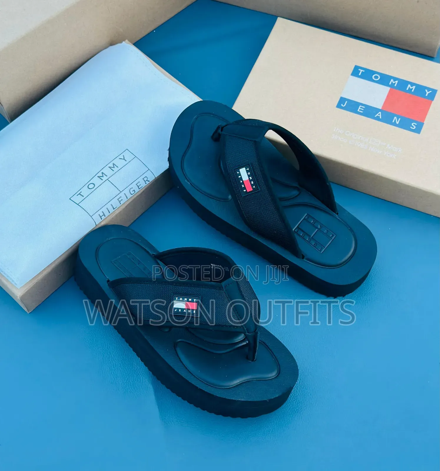 Tommy and Adidas Brands Men's Quality Leather Sandals Very Classic