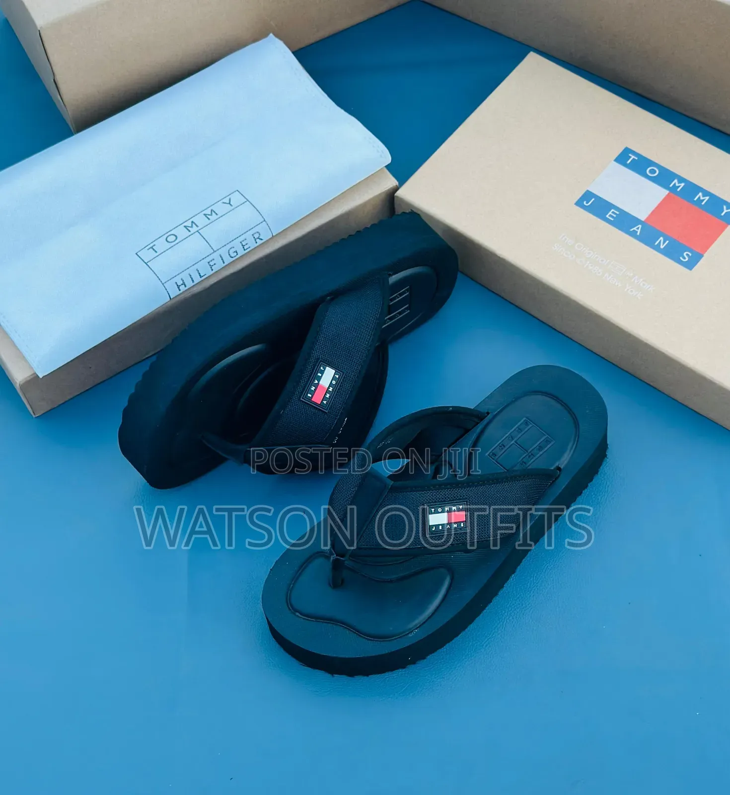 Tommy and Adidas Brands Men's Quality Leather Sandals Very Classic