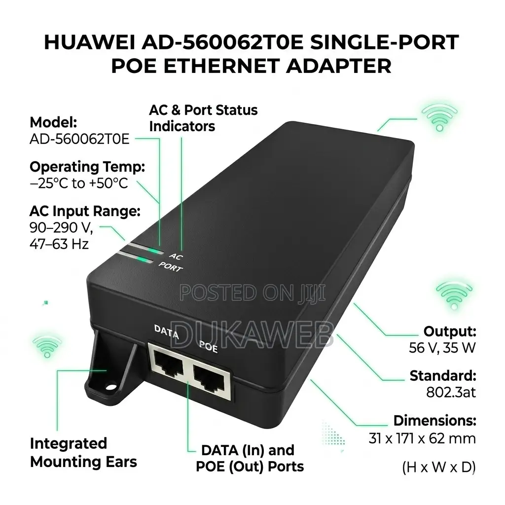 Huawei Ad-560062toe Single-Port Poe Ethernet Adapter