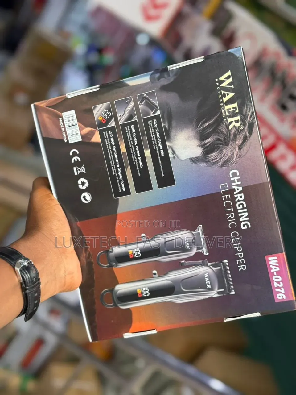 Waer Wa-0276 Professional Men's Grooming Set Cordless 2-in-1 Combo