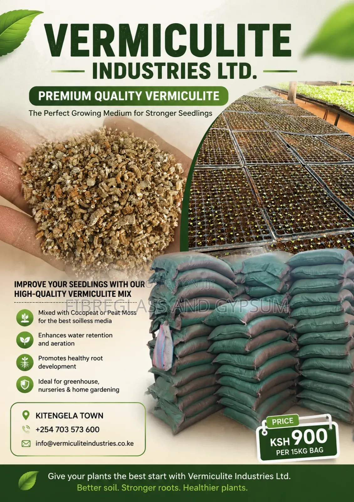 Exfoliated Vermiculite ( Fine Grade)