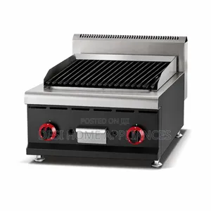 2-Burnes Gas Lava Rocks Grill(60cm)