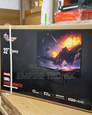 Porodo Gaming 32-Inch Wide-Curved Monitor