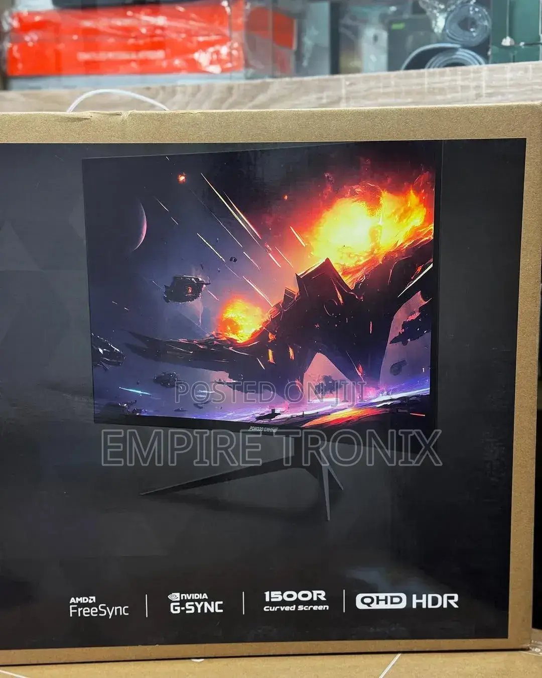 Porodo Gaming 32-Inch Wide-Curved Monitor