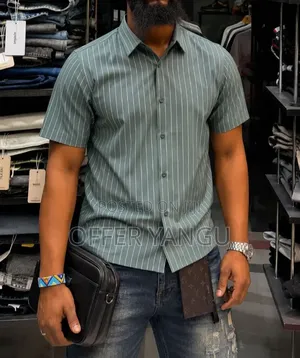 Striped Short-Sleeve Shirt