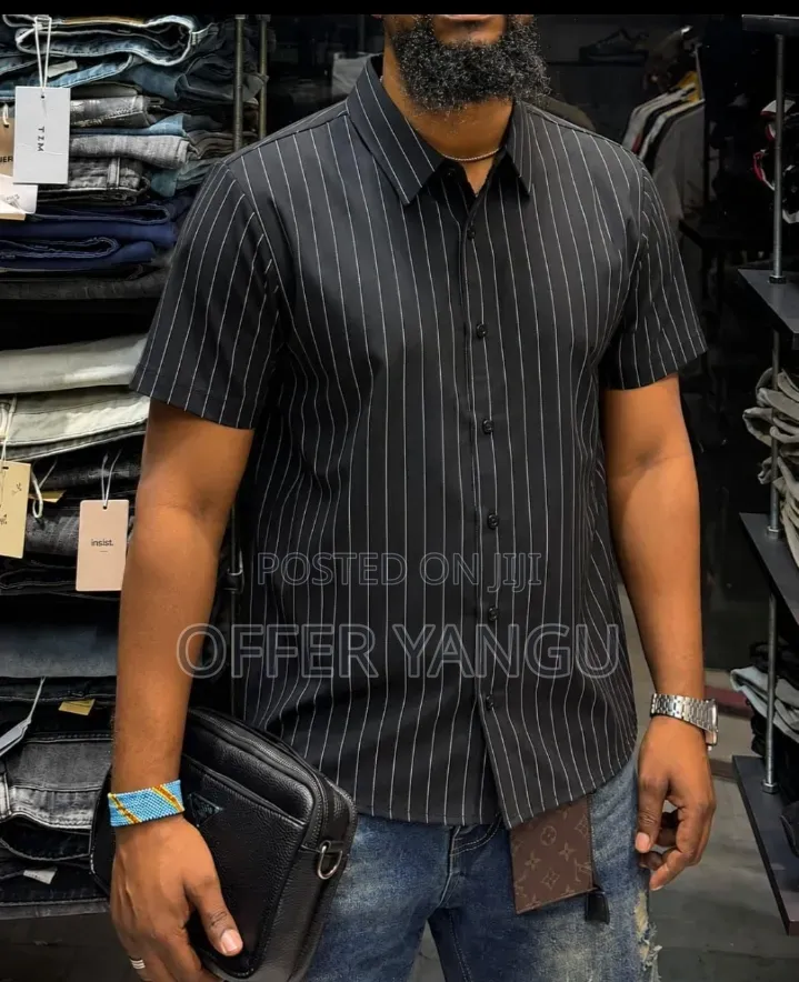 Striped Short-Sleeve Shirt