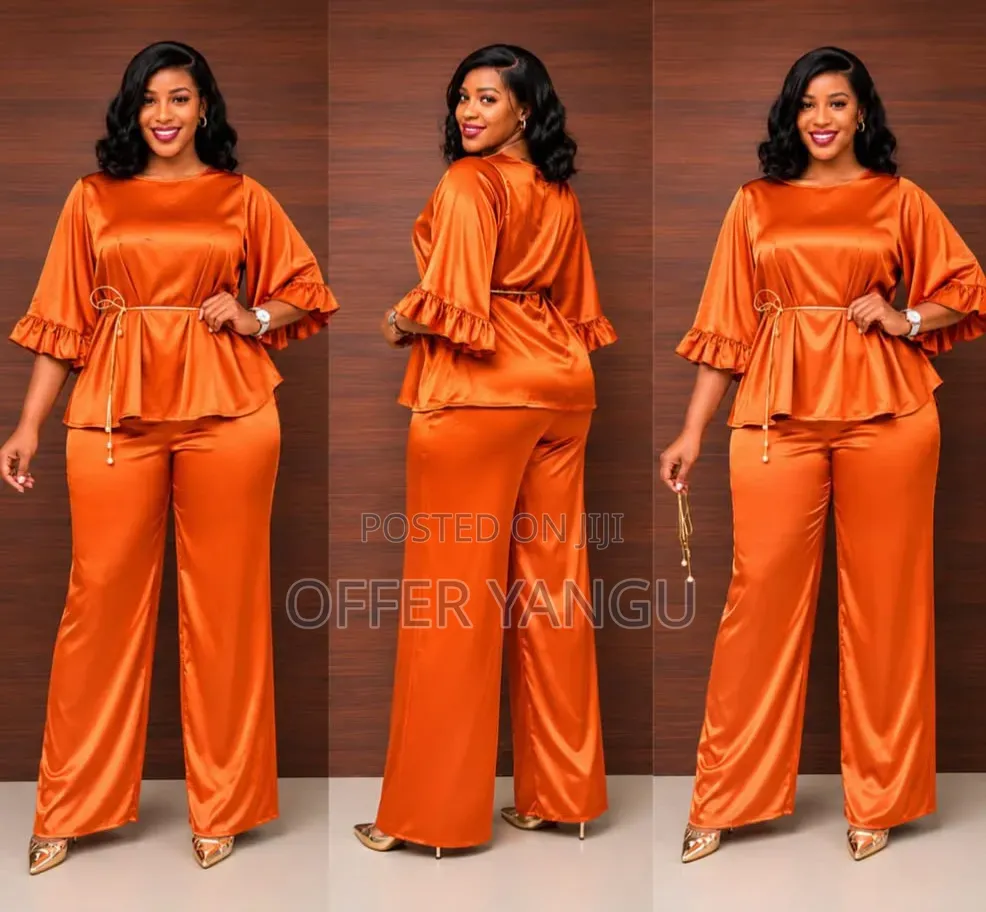 Satin Two-Piece Set
