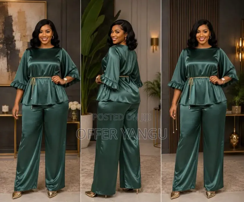 Satin Two-Piece Set