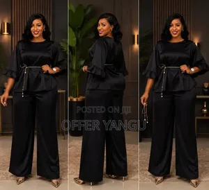 Satin Two-Piece Set