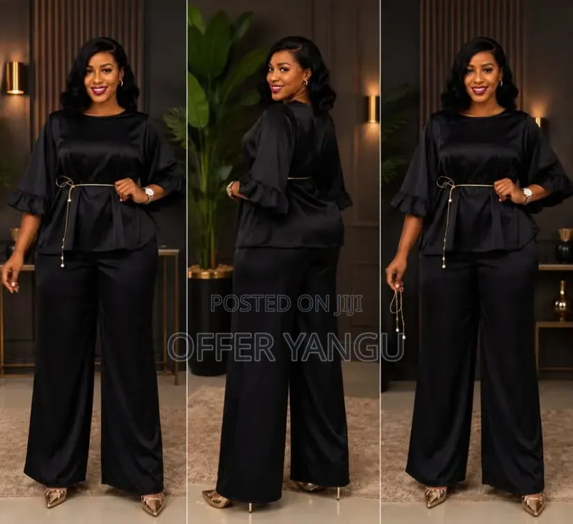 Satin Two-Piece Set