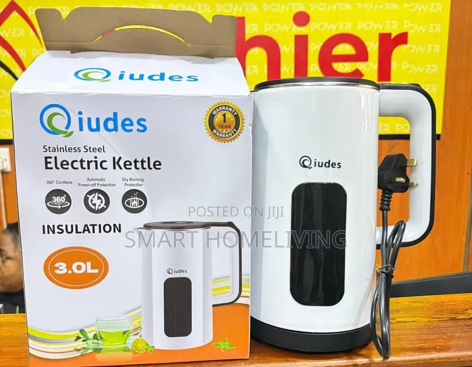 Qiudes Stainless Steel Electric Kettle