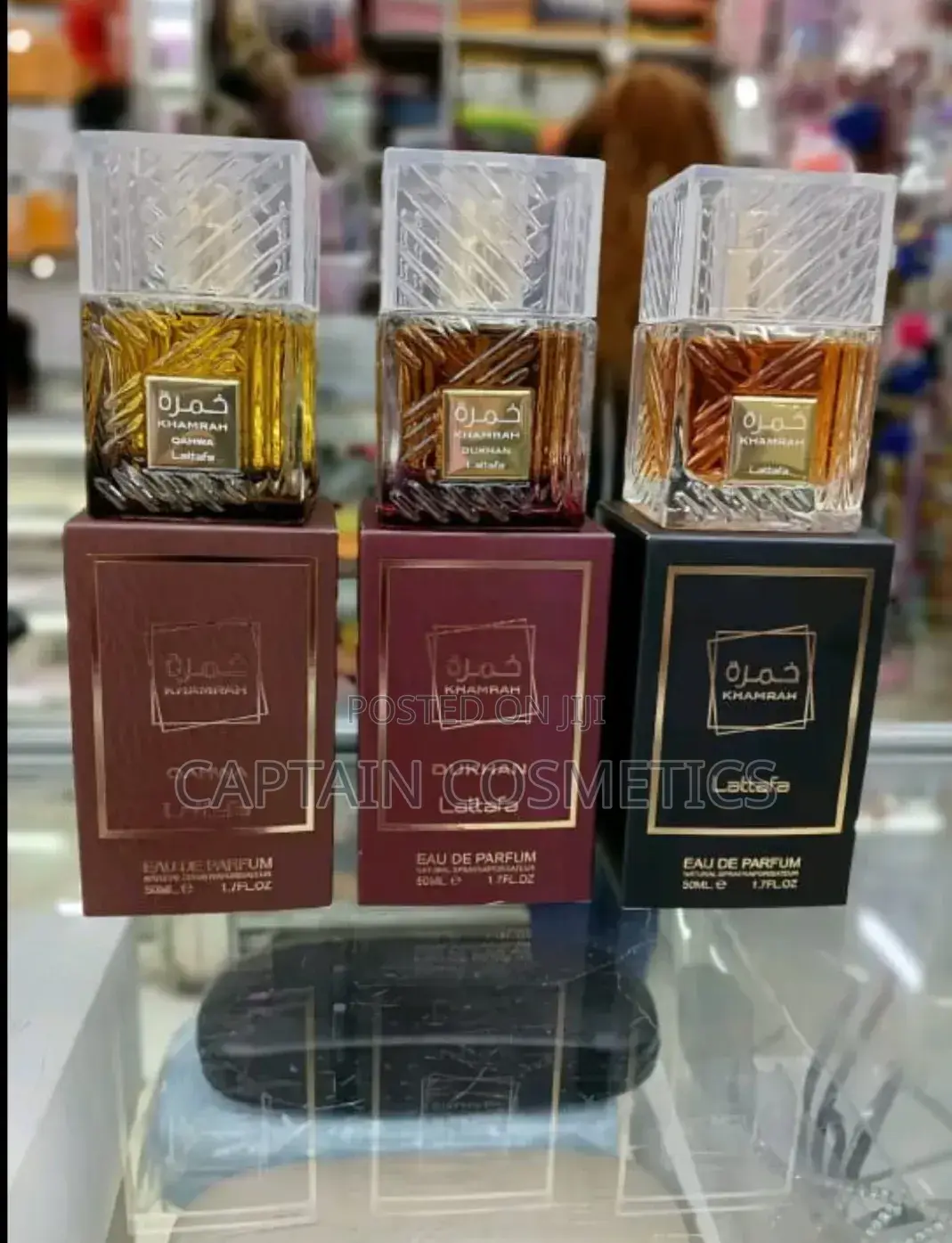 Lattafa Khamrah Series Perfumes.