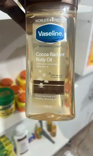 Hii Ni Vaseline Cocoa Radiant Body Oil.