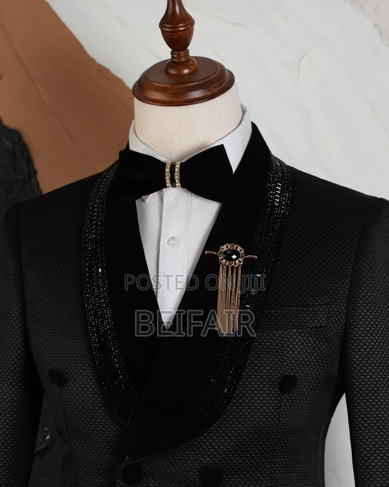 Double Breasted Taxedo Suit