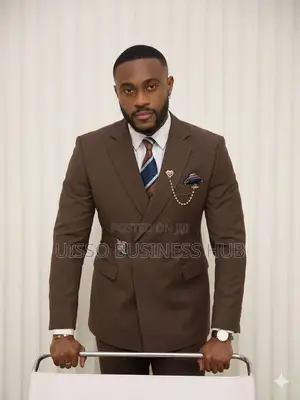 Brown Men's Suit Belt