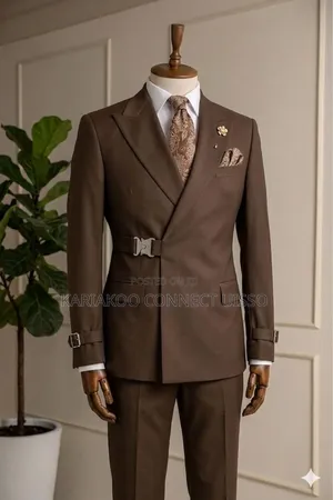 Brown Men's Suit Belt