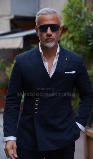 Blue Men's Suit Belt