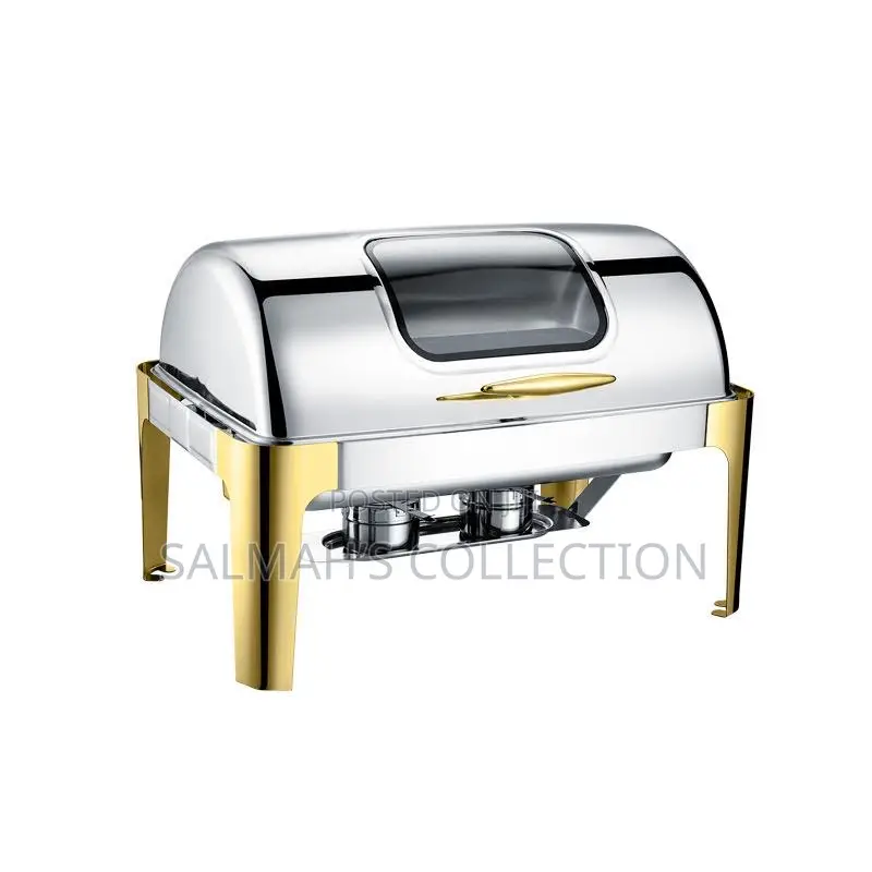 Roll Top Dish Mixer Silver Gold