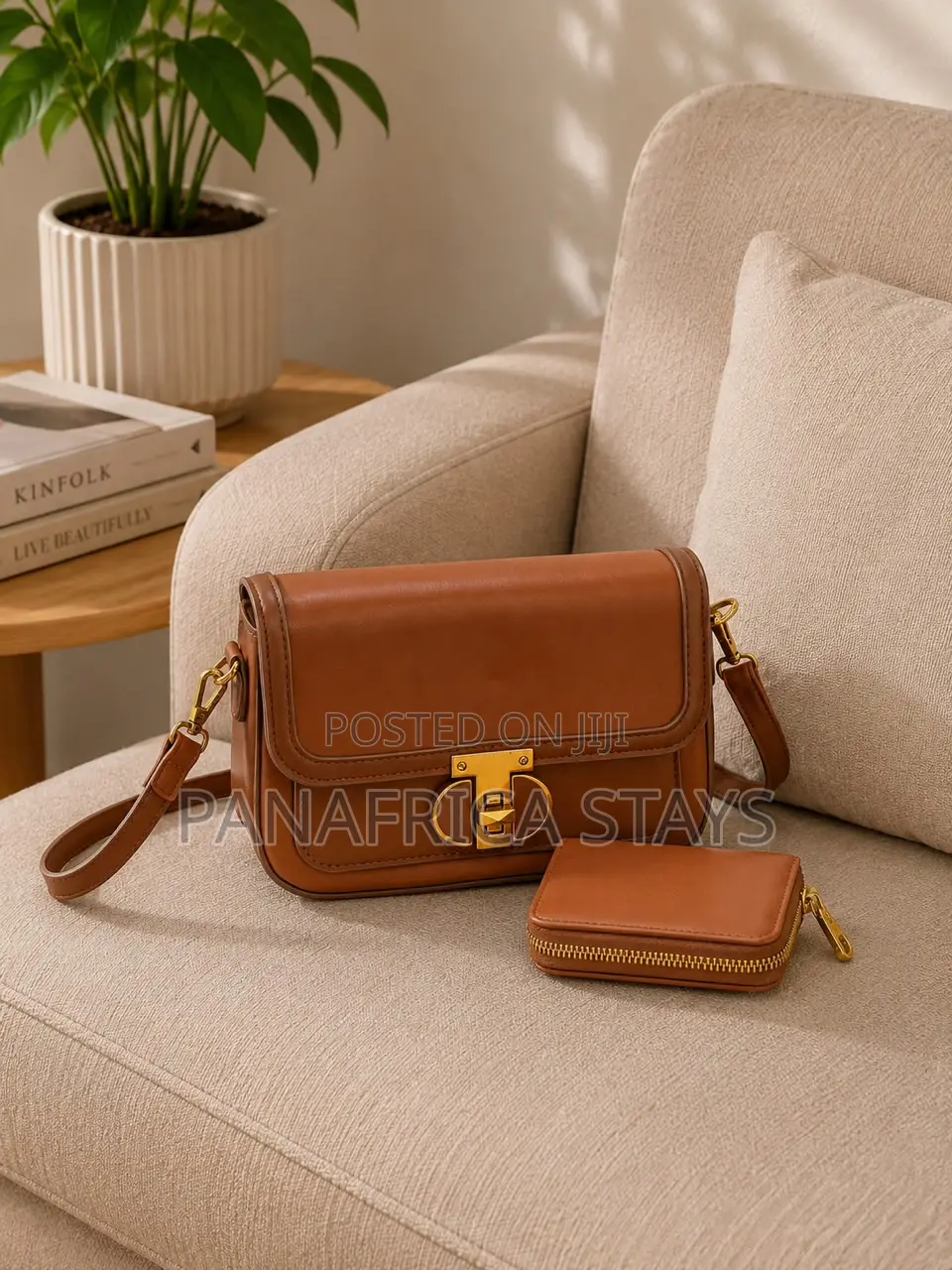 Luxury Women's Handbag With Matching Wallet – New Arrival